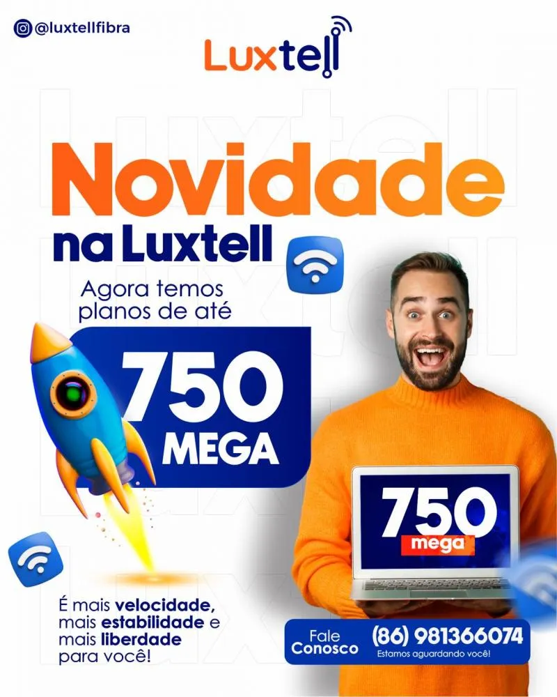 Está precisando de mais qualidade na sua conexão? Vem para a Luxtell e tenha a melhor experiência!