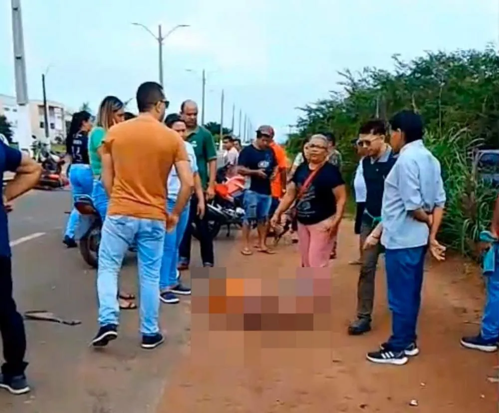 Mulher morre em acidente de trânsito na avenida Murilo Resende em Piripiri