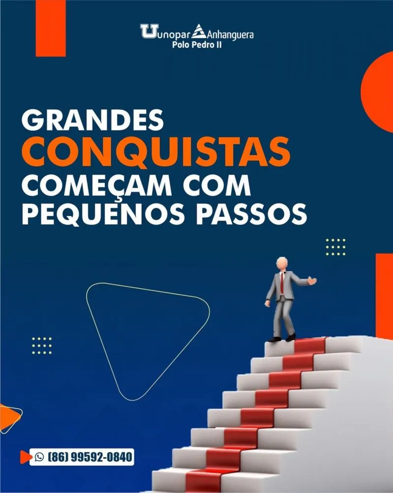 Alcance novos objetivos: Estude com flexibilidade na Unopar/Anhanguera Polo Pedro II!