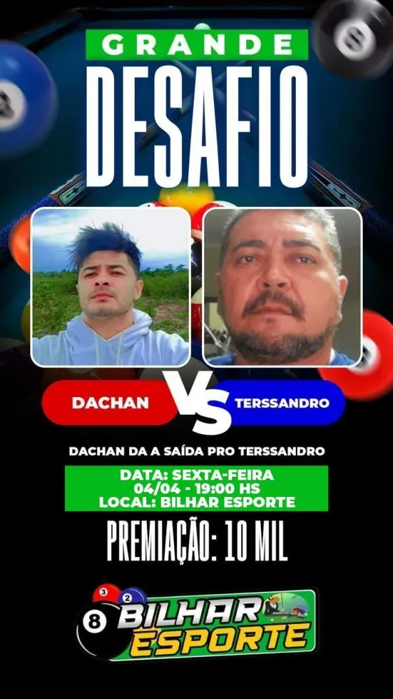 Desafio de Sinuca em Pedro II