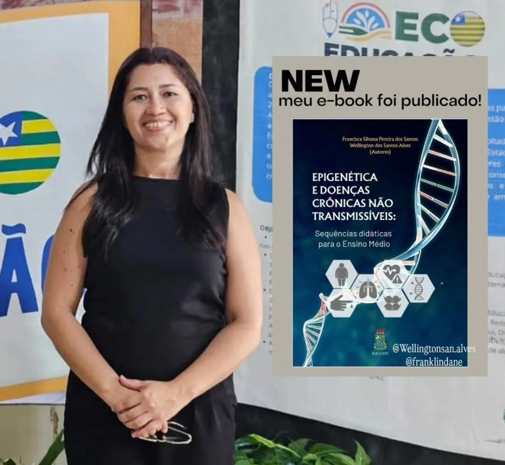 Professora de Pedro II lança e-book sobre Epigenética e Doenças Crônicas voltado para o Ensino Médio