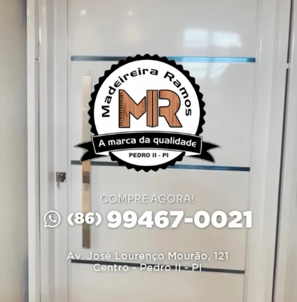 Leve segurança, beleza e praticidade para sua casa com as portas de alumínio da Madeireira Ramos!