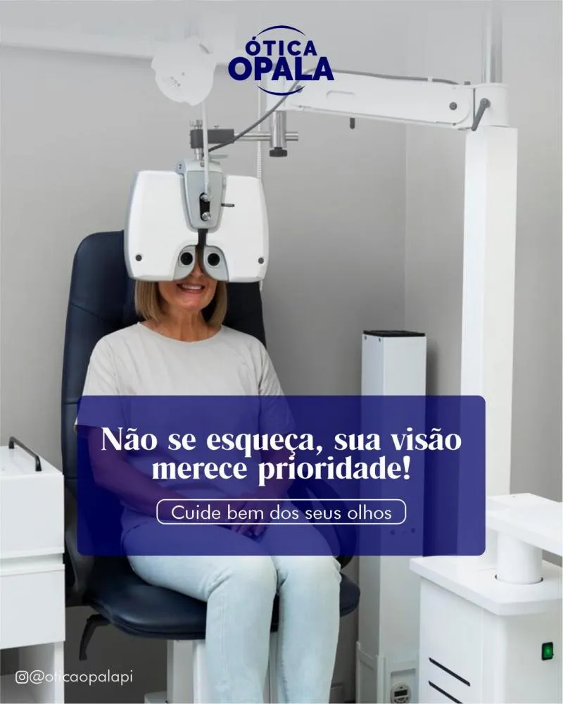 Encontre o melhor para seus olhos: Lentes e armações de qualidade é na Ótica Opala!