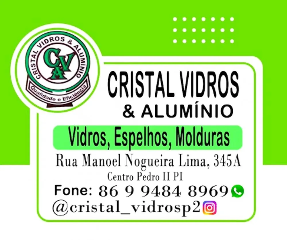 Deixe seus ambientes mais bonitos e funcionais com a Cristal Vidros & Alumínio!