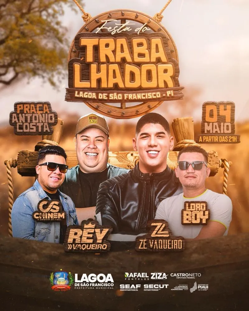 Lagoa de São Francisco se prepara para a 6ª Feira da Agricultura Familiar e Festa do Trabalhador