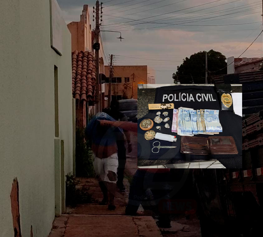 Homem é preso acusado de tráfico de drogas, em Pedro II 