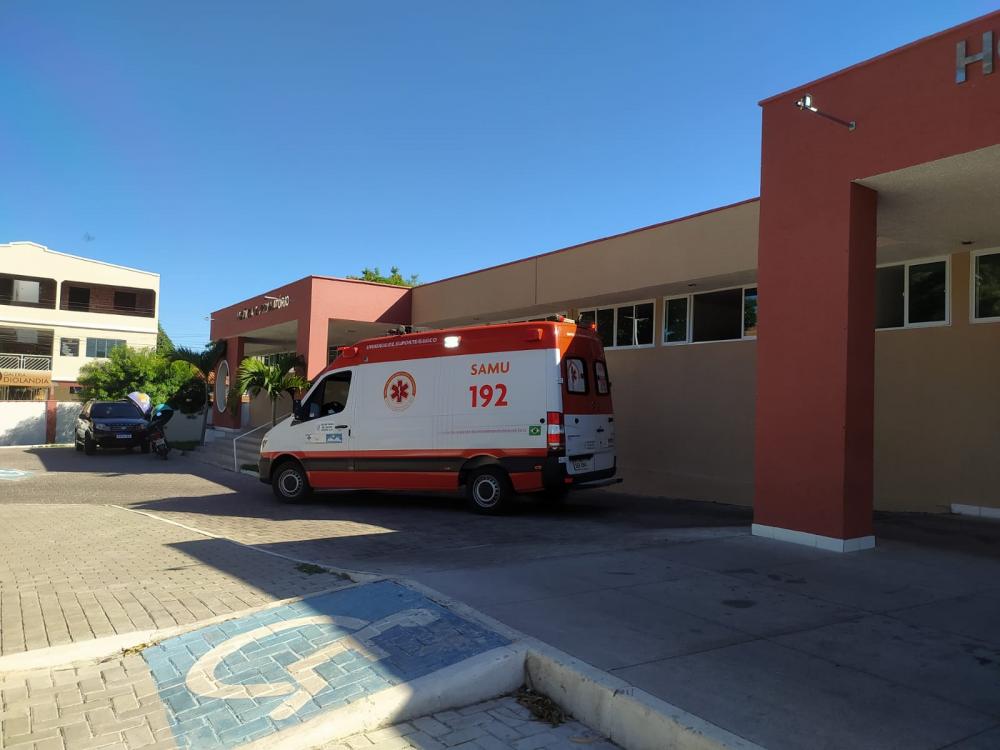 Jovem fica ferido após acidente em Pedro II 