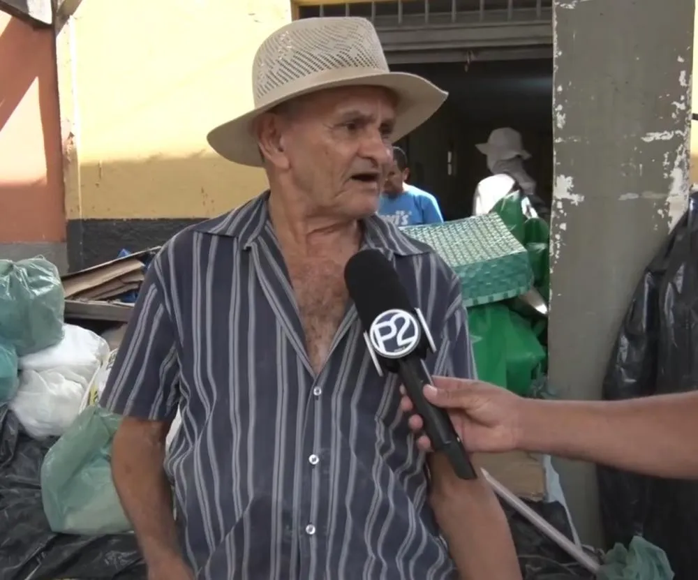 Feirante do Calçadão da Rua João Matias tem mercadorias furtadas no Centro de Pedro II.