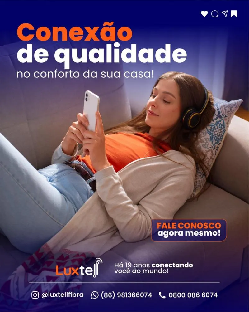 Tenha uma internet de qualidade que acompanha seu ritmo com a Luxtell!
