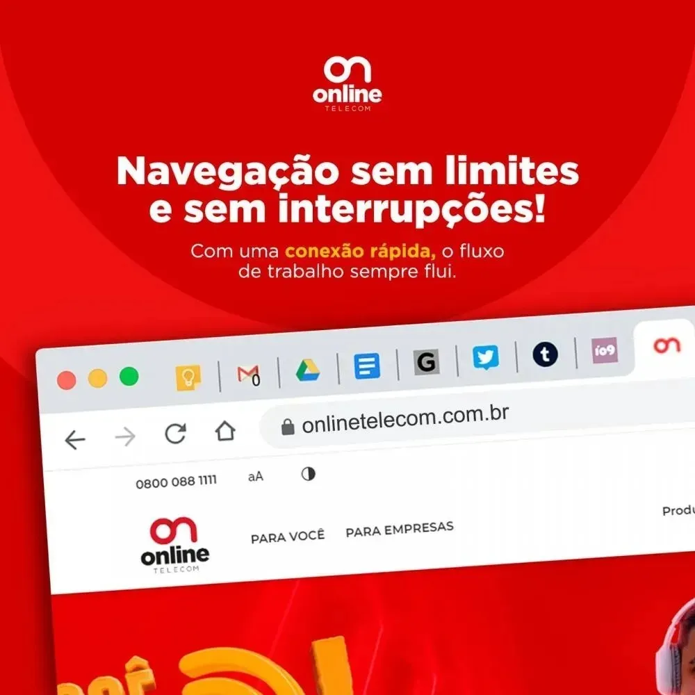 Conexão de alta velocidade e preços acessíveis? Só com a Online Telecom em Pedro II!
