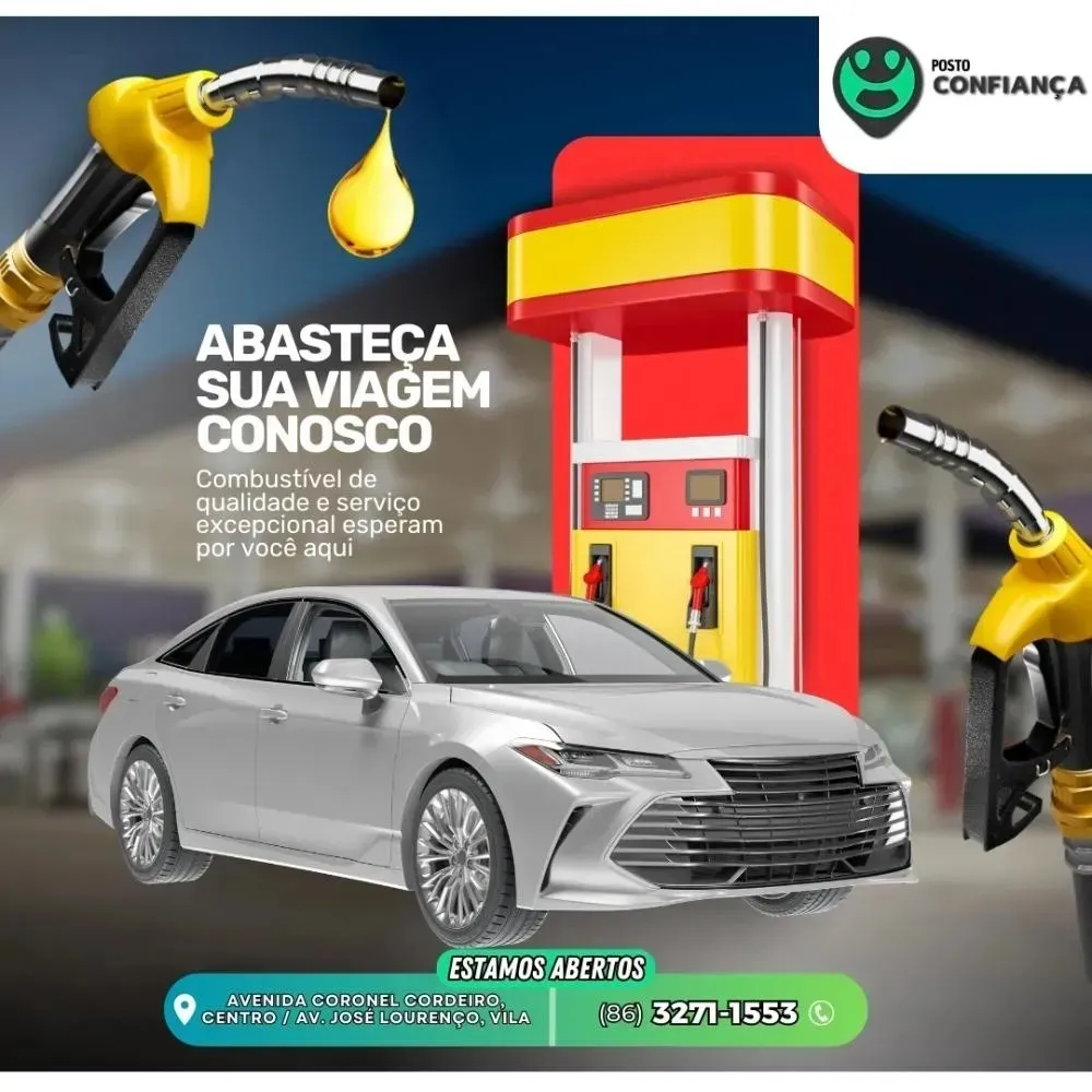 Redes de Postos Confiança em Pedro II: mais qualidade para seu veículo em cada abastecimento!