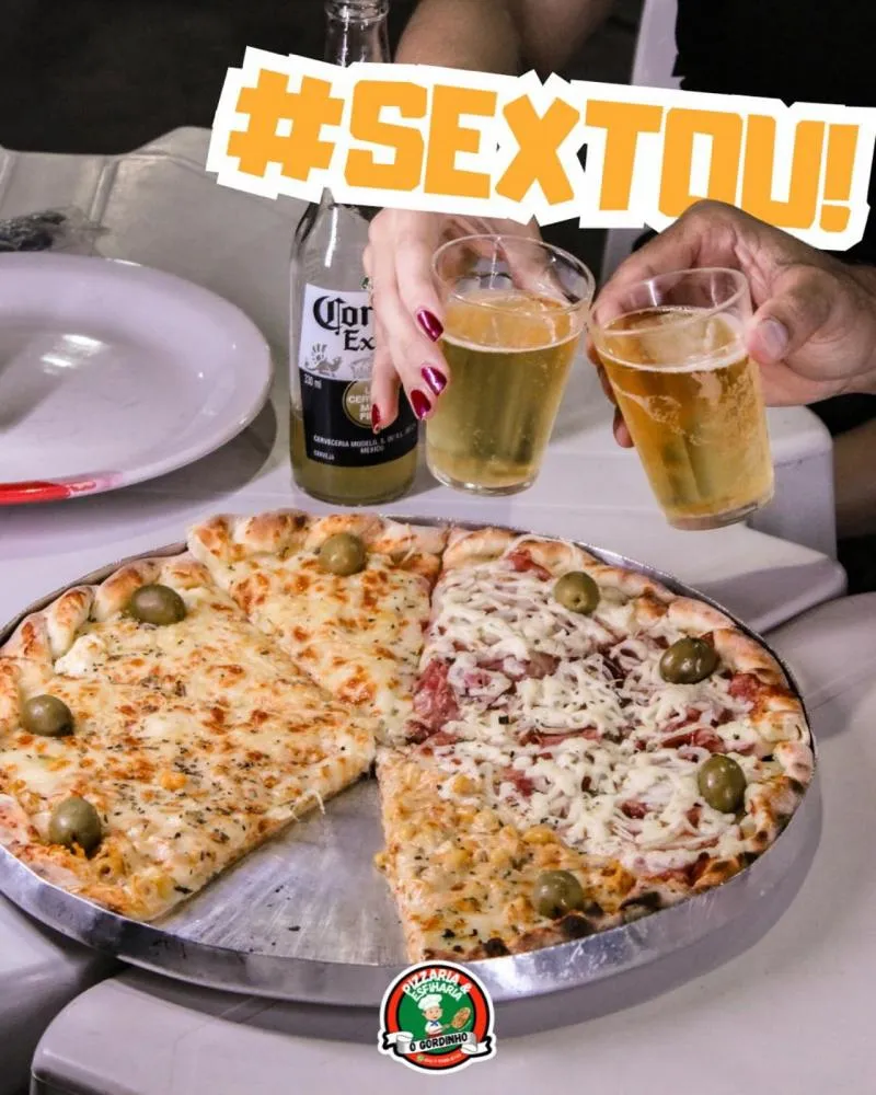 É hora de pizza! Venha para a Pizzaria O Gordinho e saboreie as melhores opções de Pedro II!