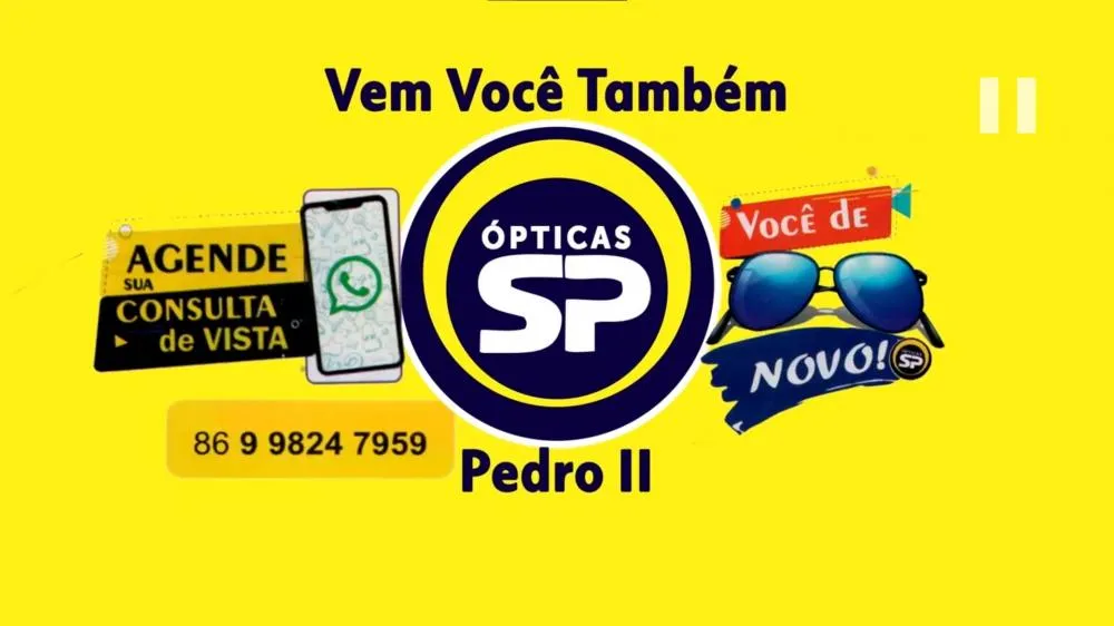 Nesta sexta-feira, tem consulta de vista nas Ópticas São Paulo em Pedro II; confira!