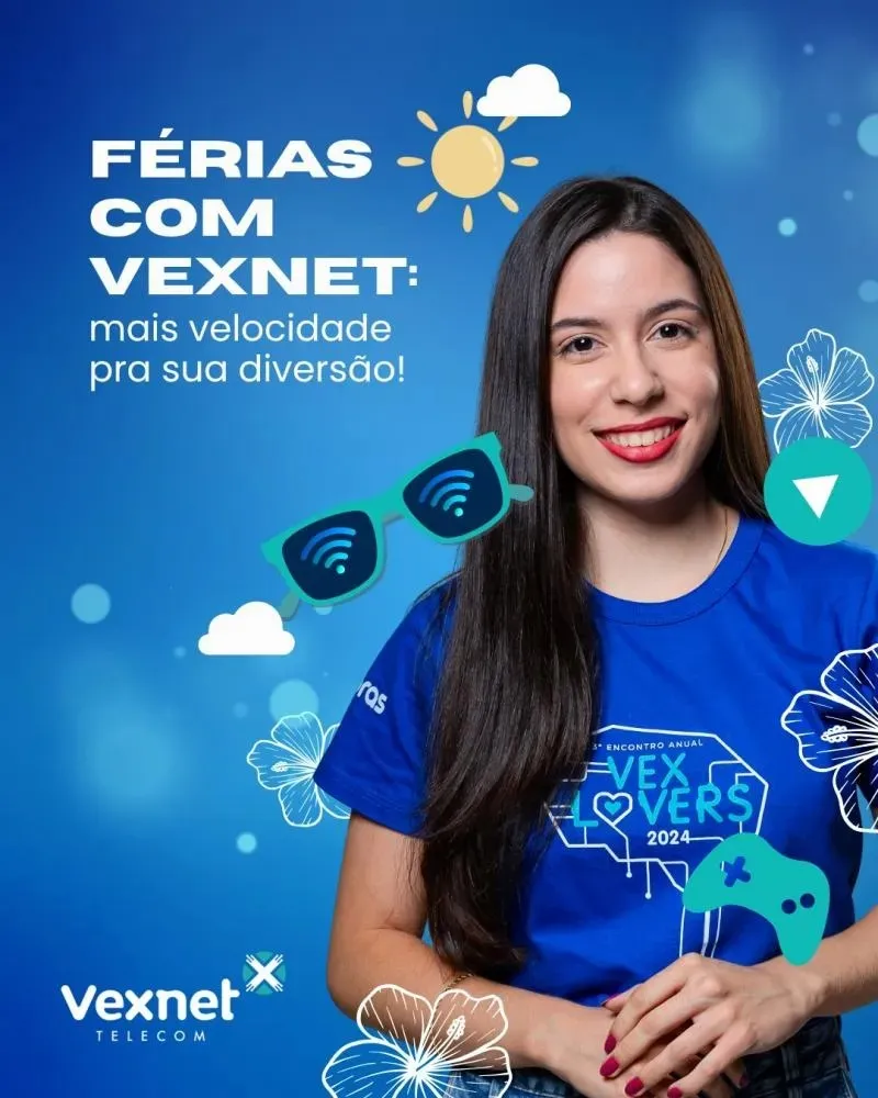Aproveite os planos Vexnet e navegue com a internet mais rápida e estável de Pedro II!