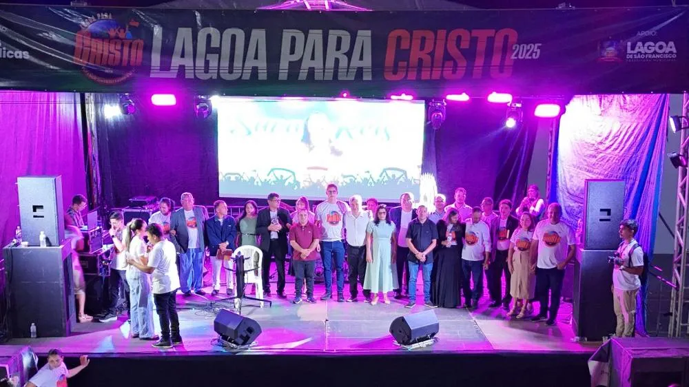 União e louvor marcaram a 1ª edição do “Lagoa para Cristo” em Lagoa de São Francisco