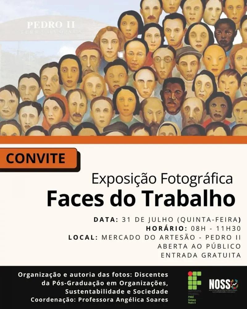 Alunos de Pós-Graduação do IFPI realizam exposição fotográfica no Mercado do Artesão