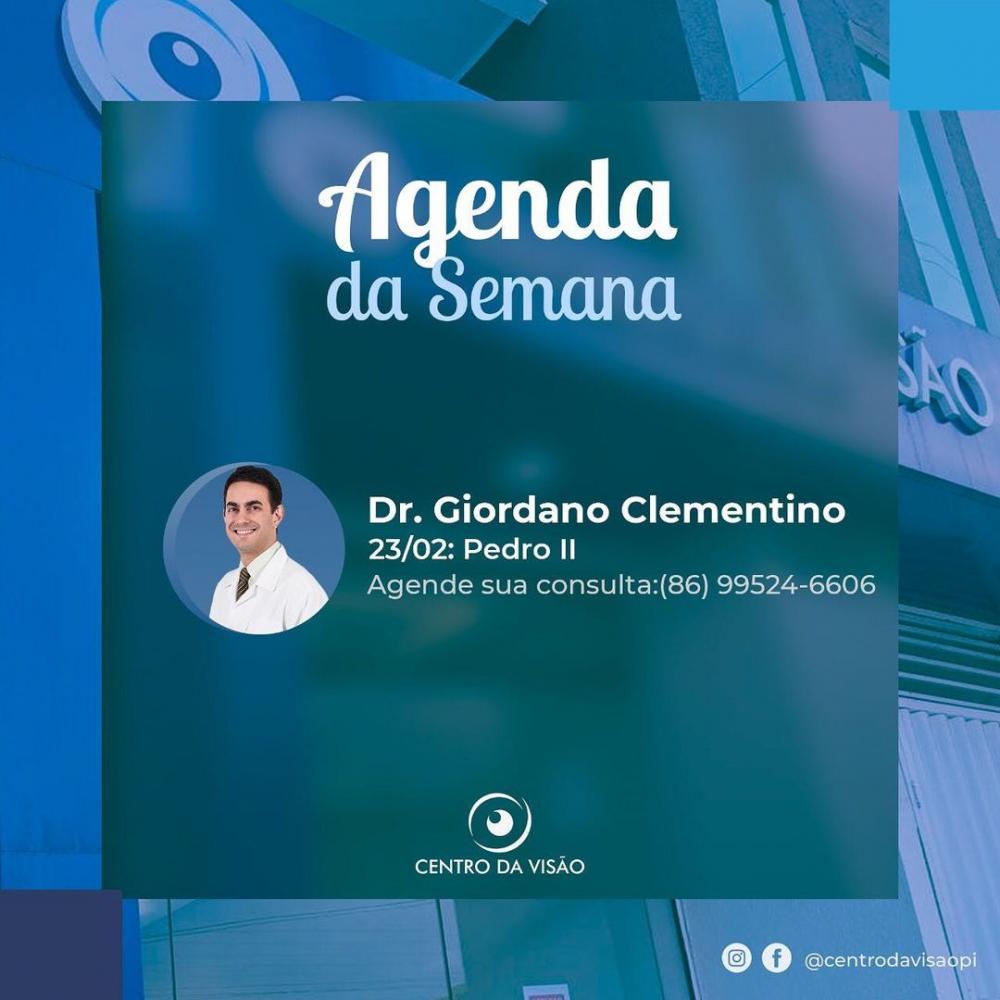 Veja a agenda da semana no Centro da Visão de Pedro II e agende já a sua consulta!