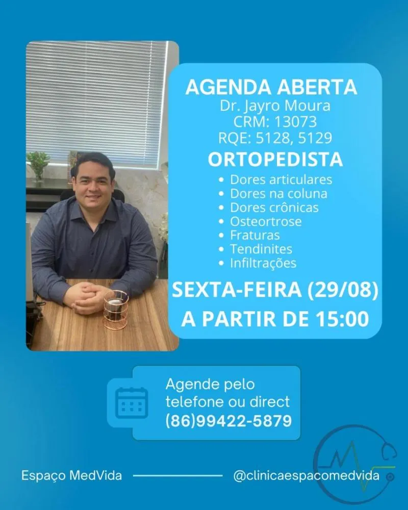 O cuidado com a saúde que sua família merece está no Espaço MedVida em Pedro II, agende já a sua consulta!